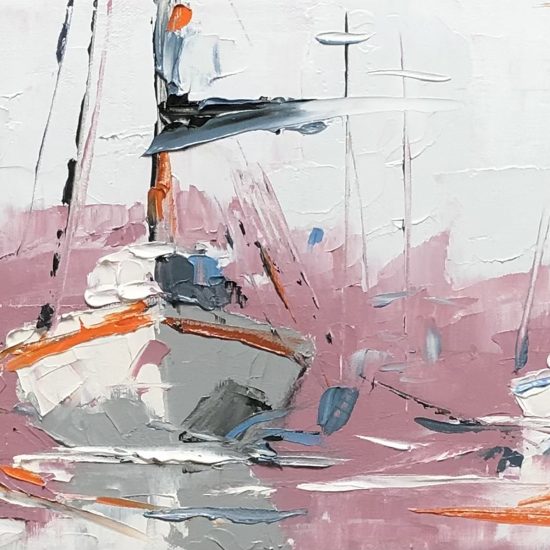 La mer et ses charmes - Manon Tétreault artiste peintre